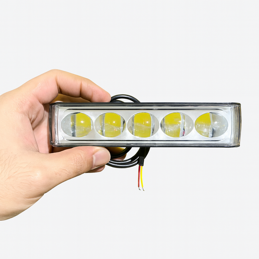 5-Lens LED Light – Universal for Car & Bike