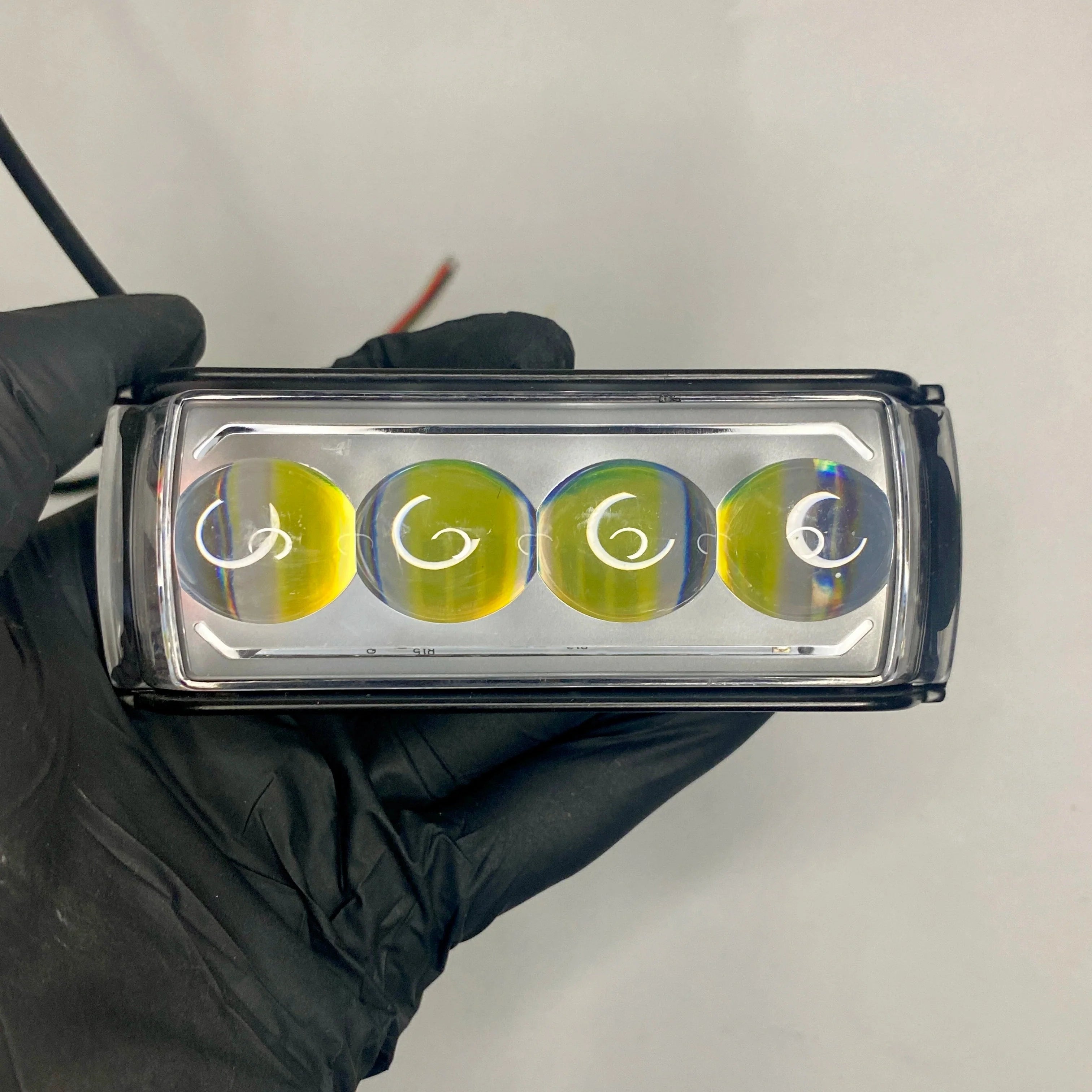 4-Lens LED Light – Universal for Car & Bike